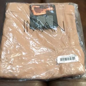 NWT IMAN POINTE KNIT PANTS, NO POCKETS COLOR IS CAMEL. NEVER OPEN.